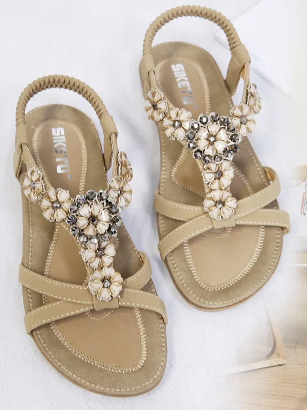 Open Toe Flats Sandals - Stylish & Comfortable - minbolu -