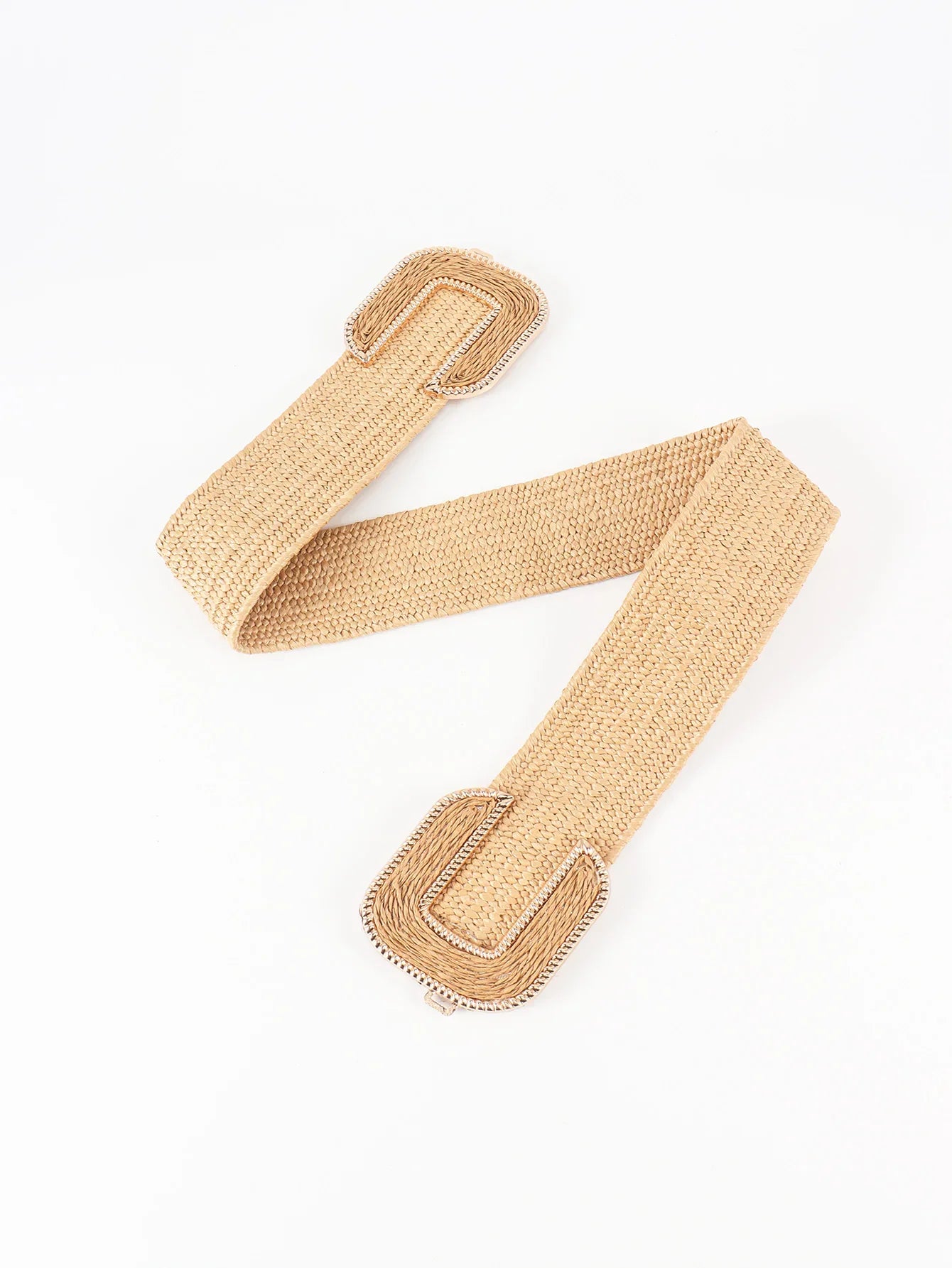 Wide Braid Belt - Stylish Polyester Belt - minbolu -