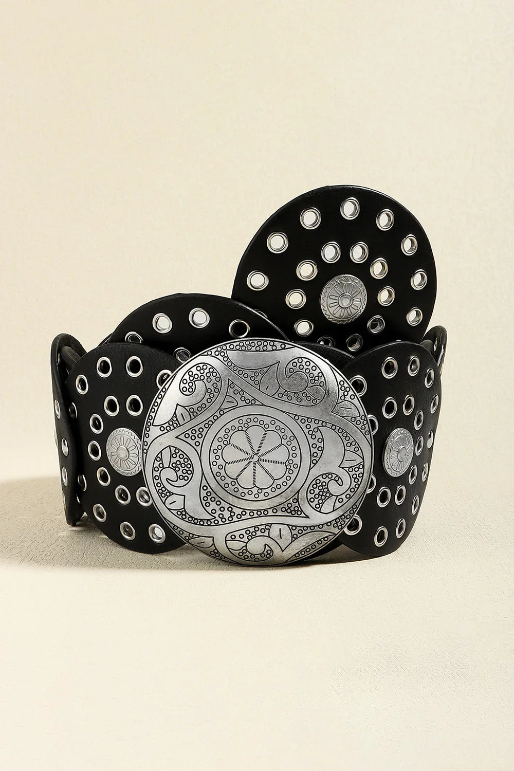 Vintage PU Leather Wide Belt - Trendy Accessory - minbolu -