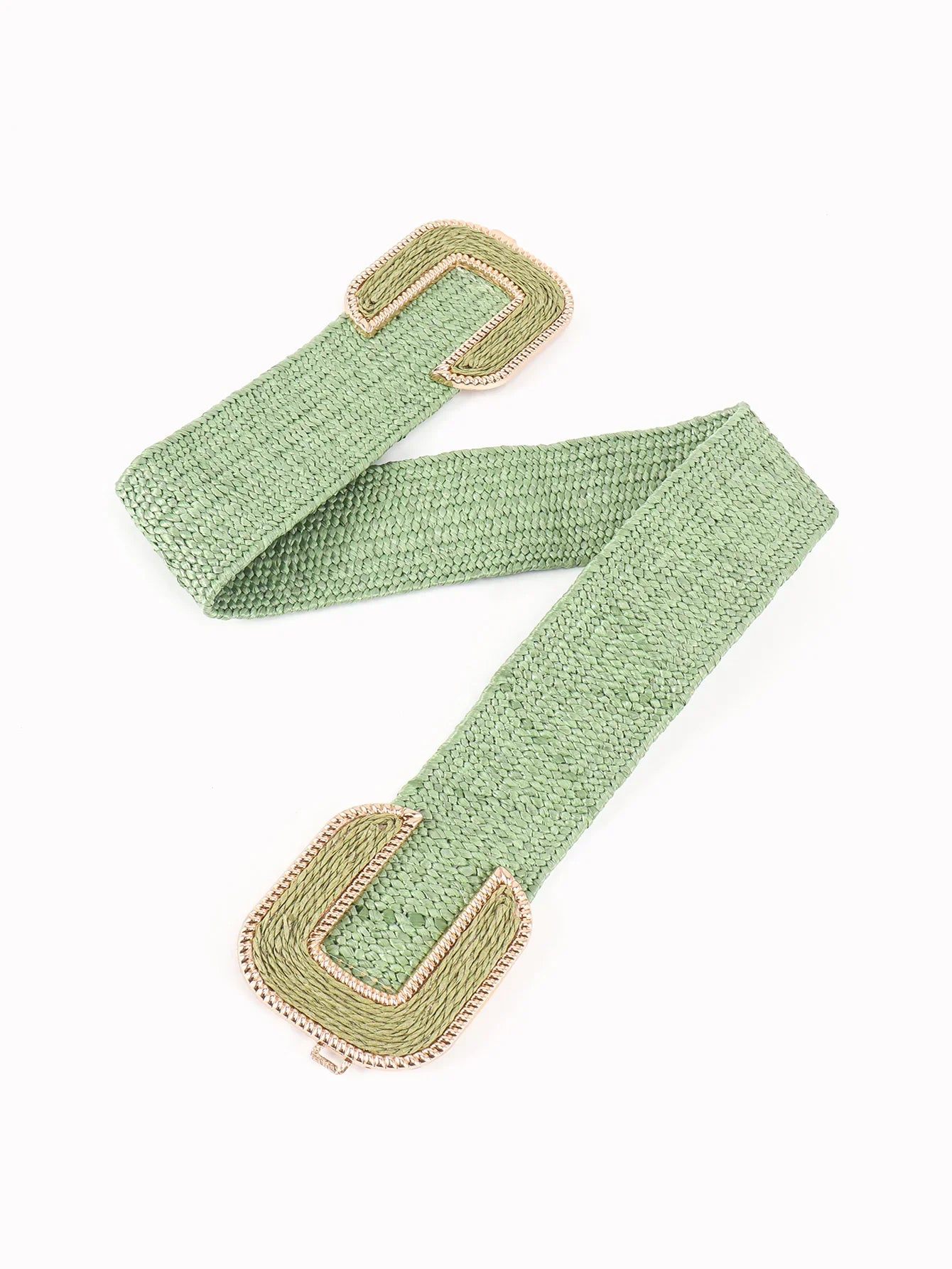 Wide Braid Belt - Stylish Polyester Belt - minbolu -