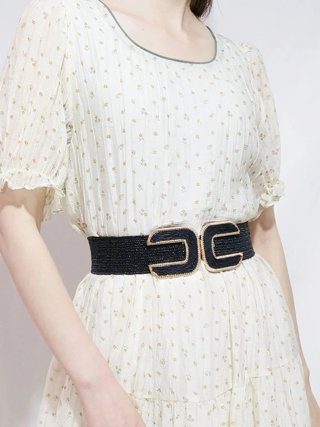 Wide Braid Belt - Stylish Polyester Belt - minbolu -
