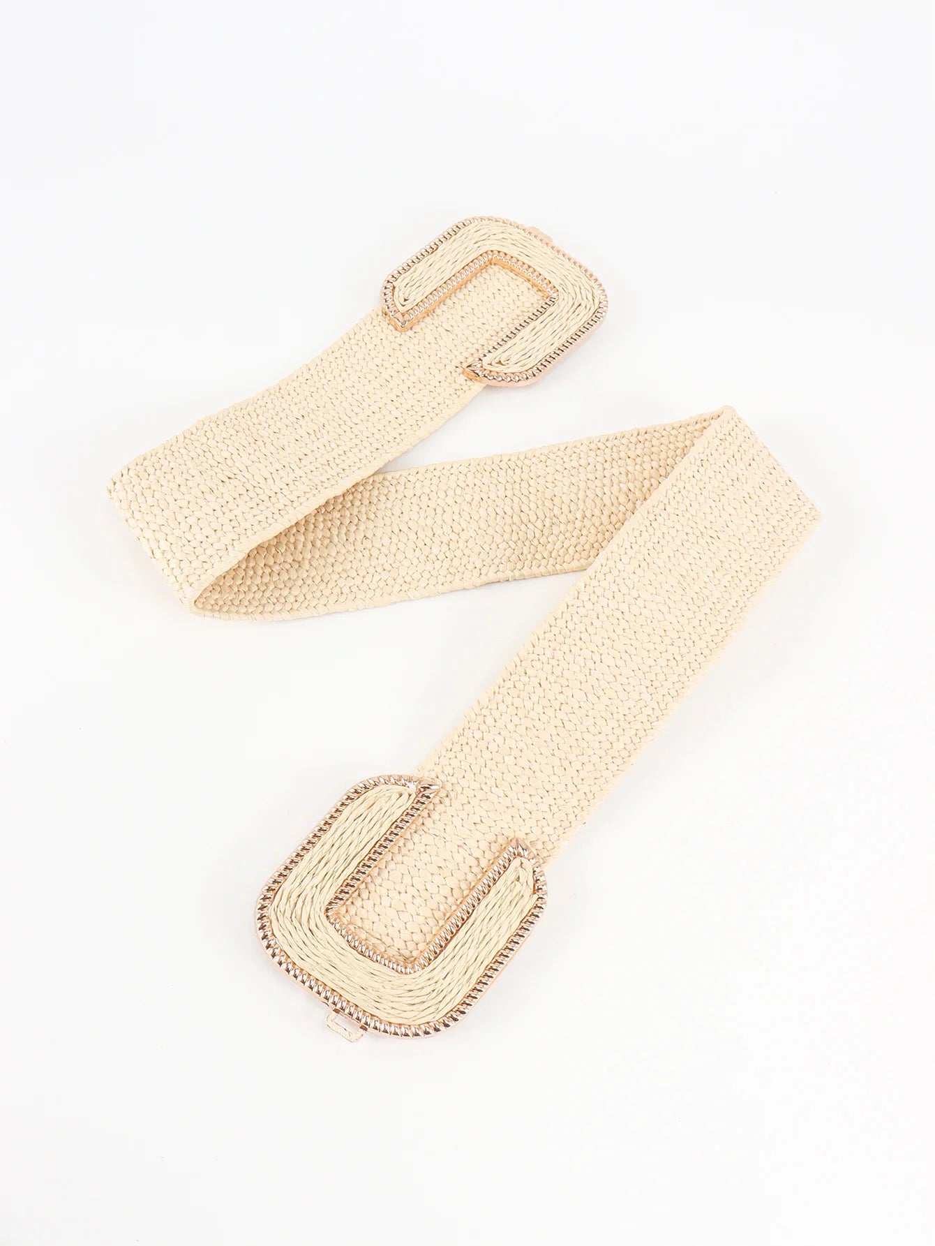 Wide Braid Belt - Stylish Polyester Belt - minbolu -