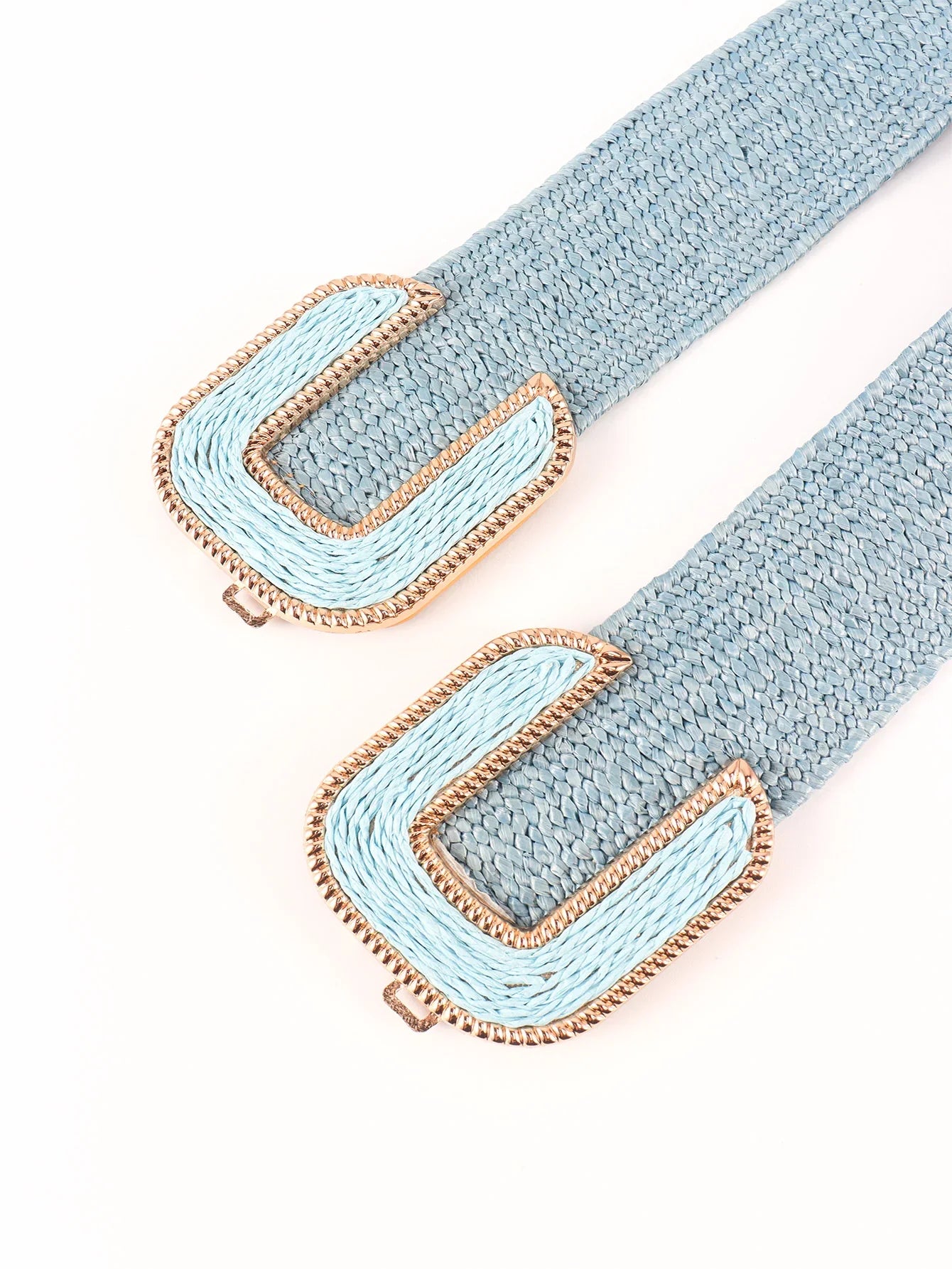 Wide Braid Belt - Stylish Polyester Belt - minbolu -
