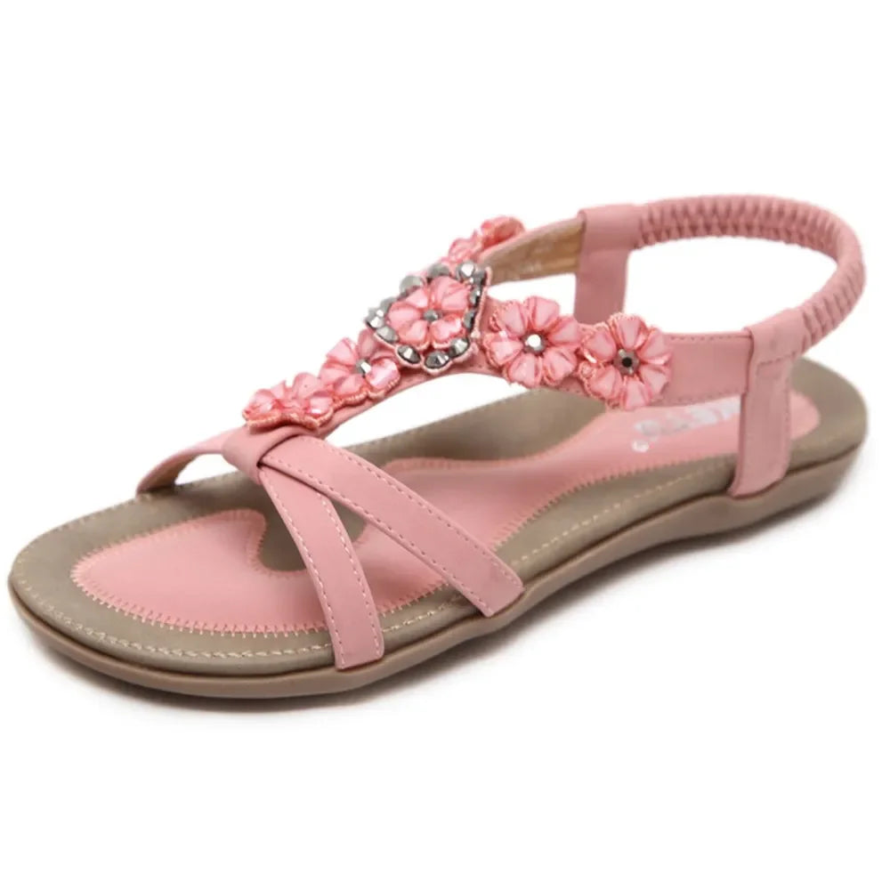 Open Toe Flats Sandals - Stylish & Comfortable - minbolu -
