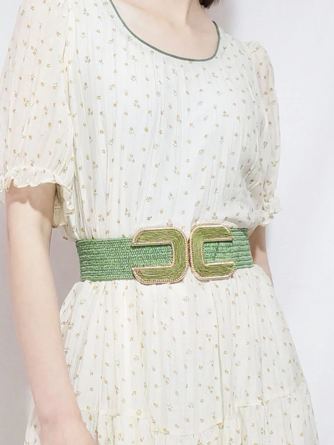 Wide Braid Belt - Stylish Polyester Belt - minbolu -