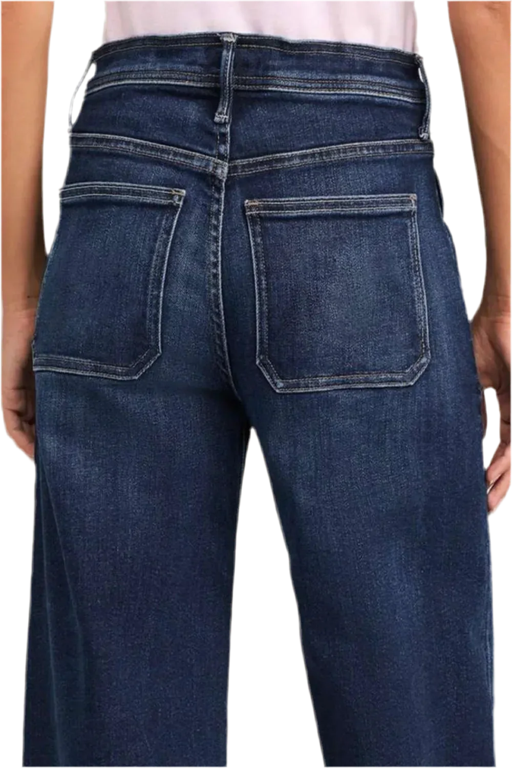 Wide Leg Jeans with Tie Waist - minbolu -