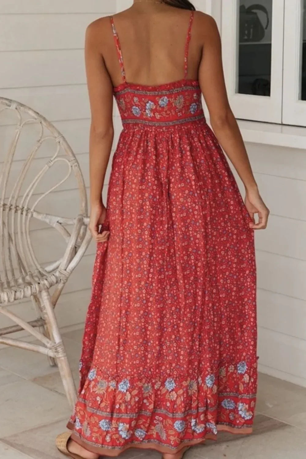Elegantly Casual Maxi Cami Dress - minbolu -