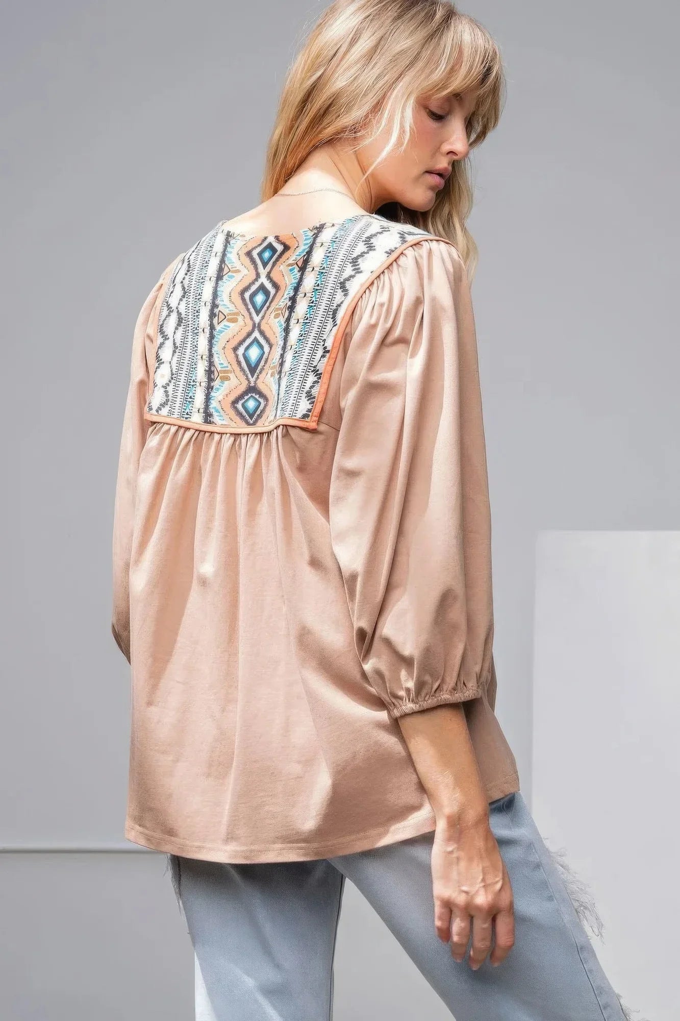 Loose Fit Cotton Top - minbolu -
