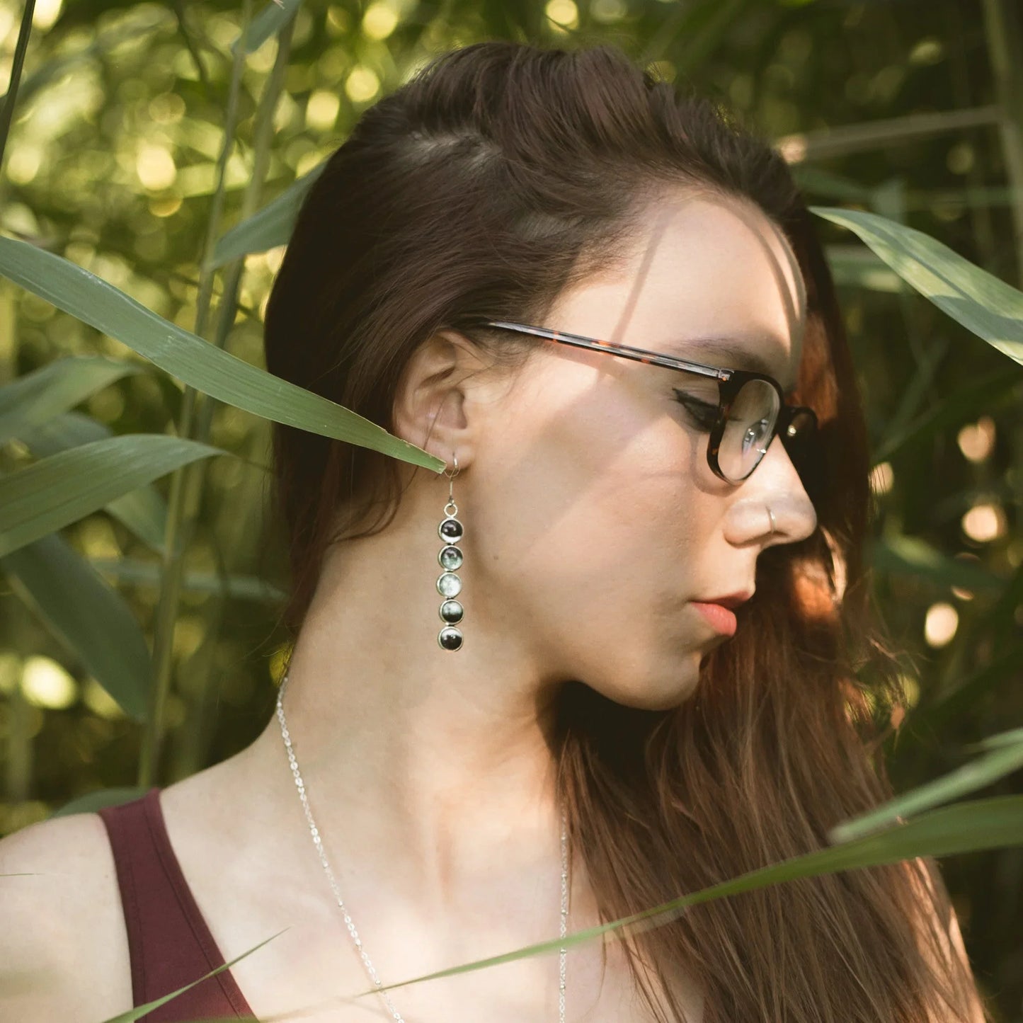 Moon Phase Earrings - minbolu -