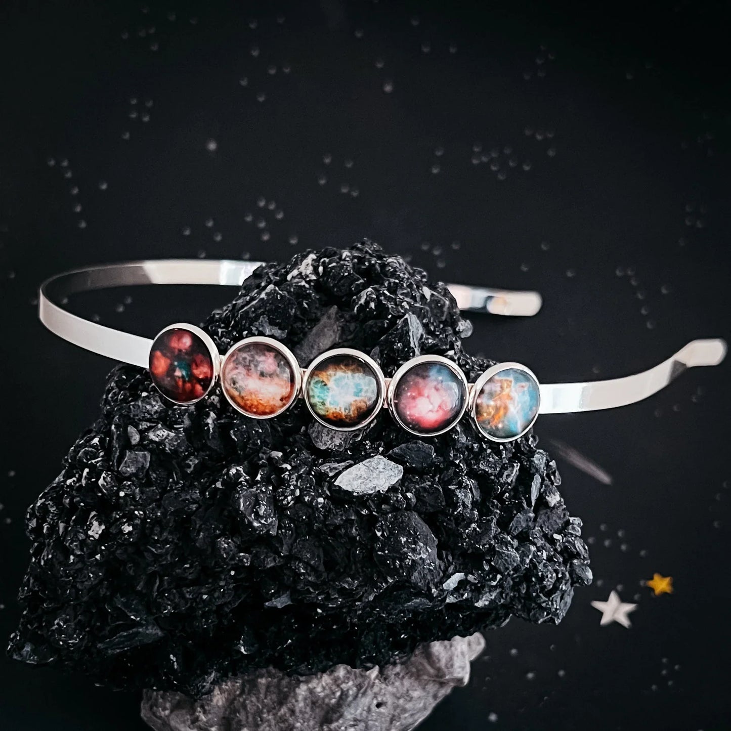 Nebula Rainbow Headband - minbolu -