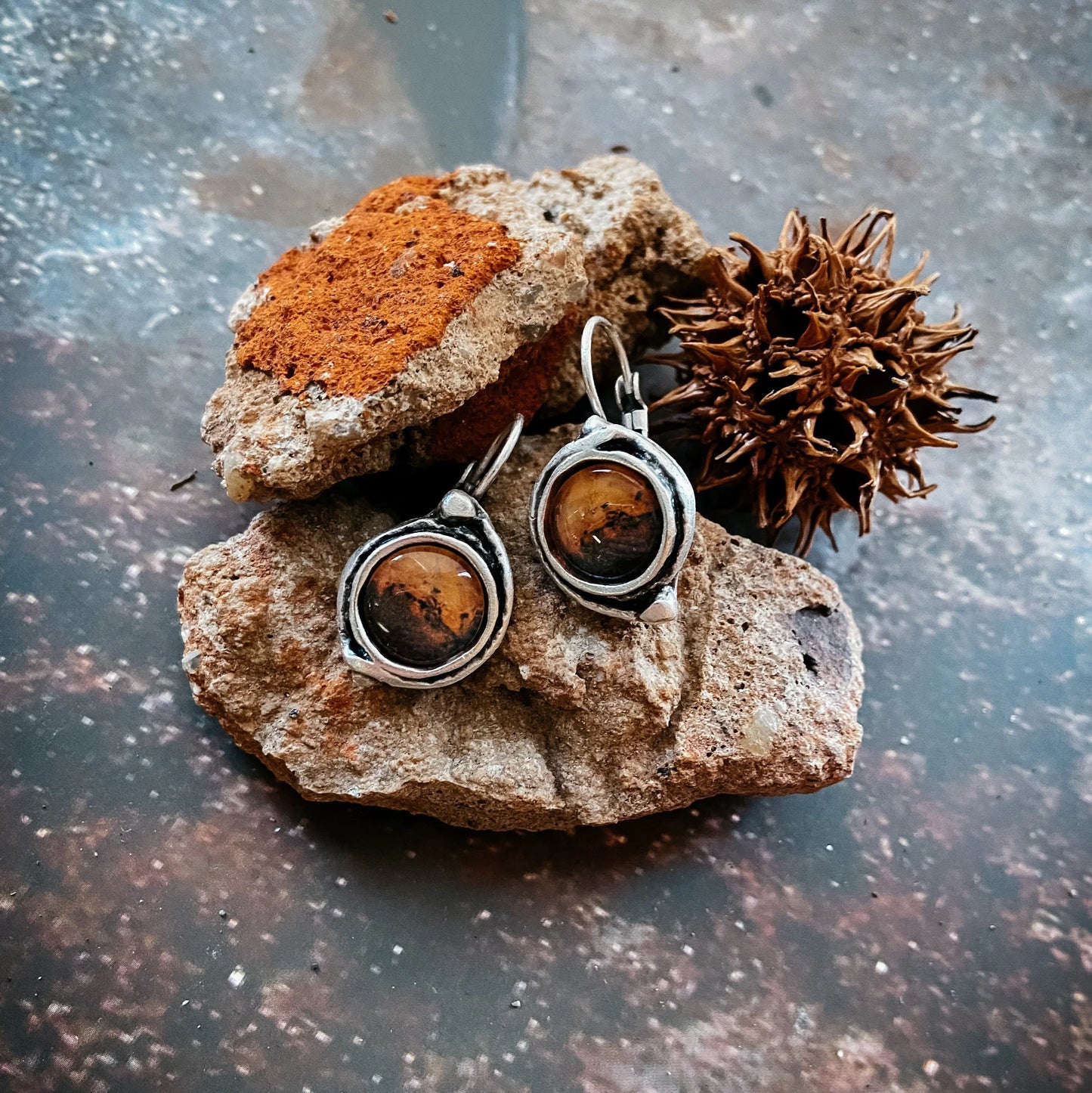 Mars Jewelry Gift Set - Necklace, Earrings, and Ring - minbolu -