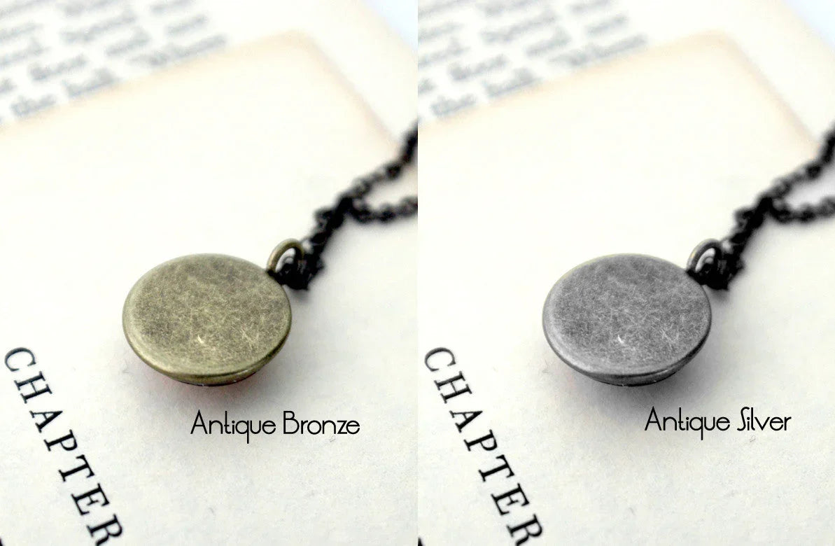 Pluto and Charon Layered Space Necklace - minbolu -