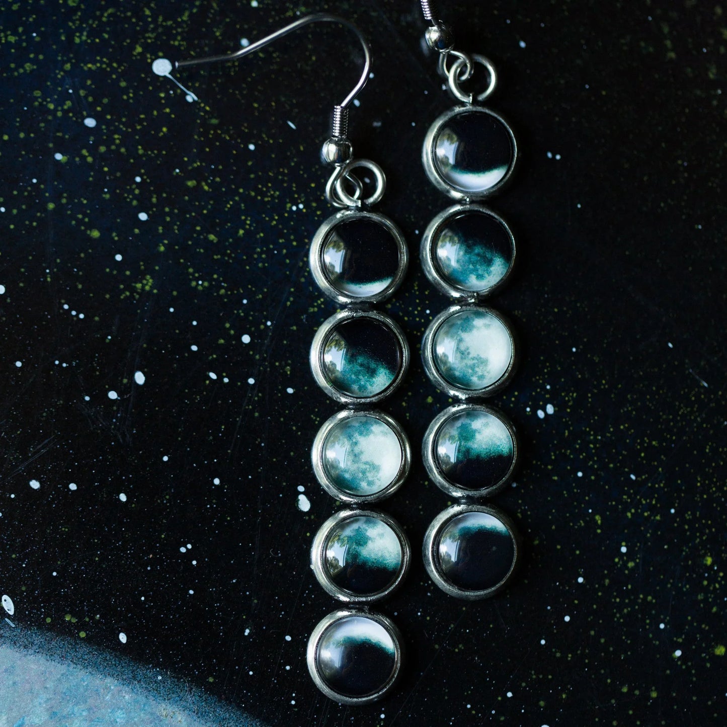 Moon Phase Earrings - minbolu -