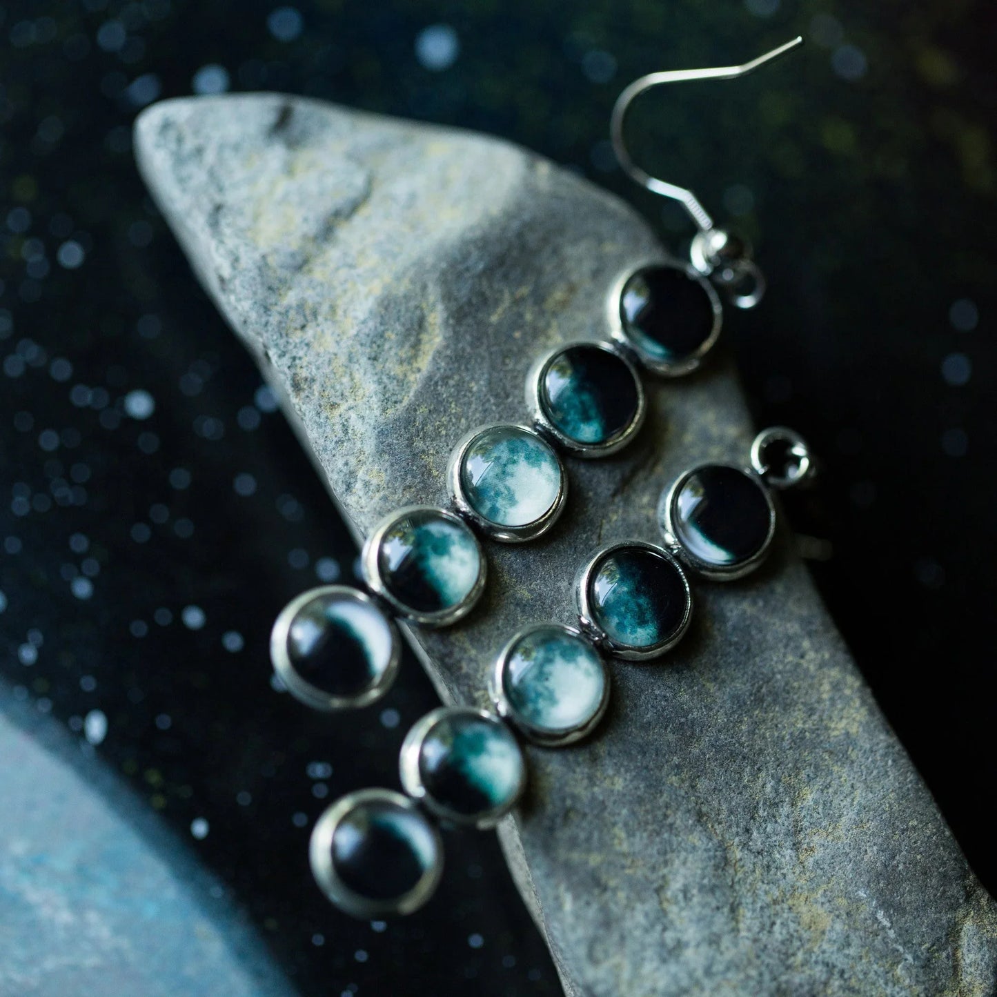 Moon Phase Earrings - minbolu -