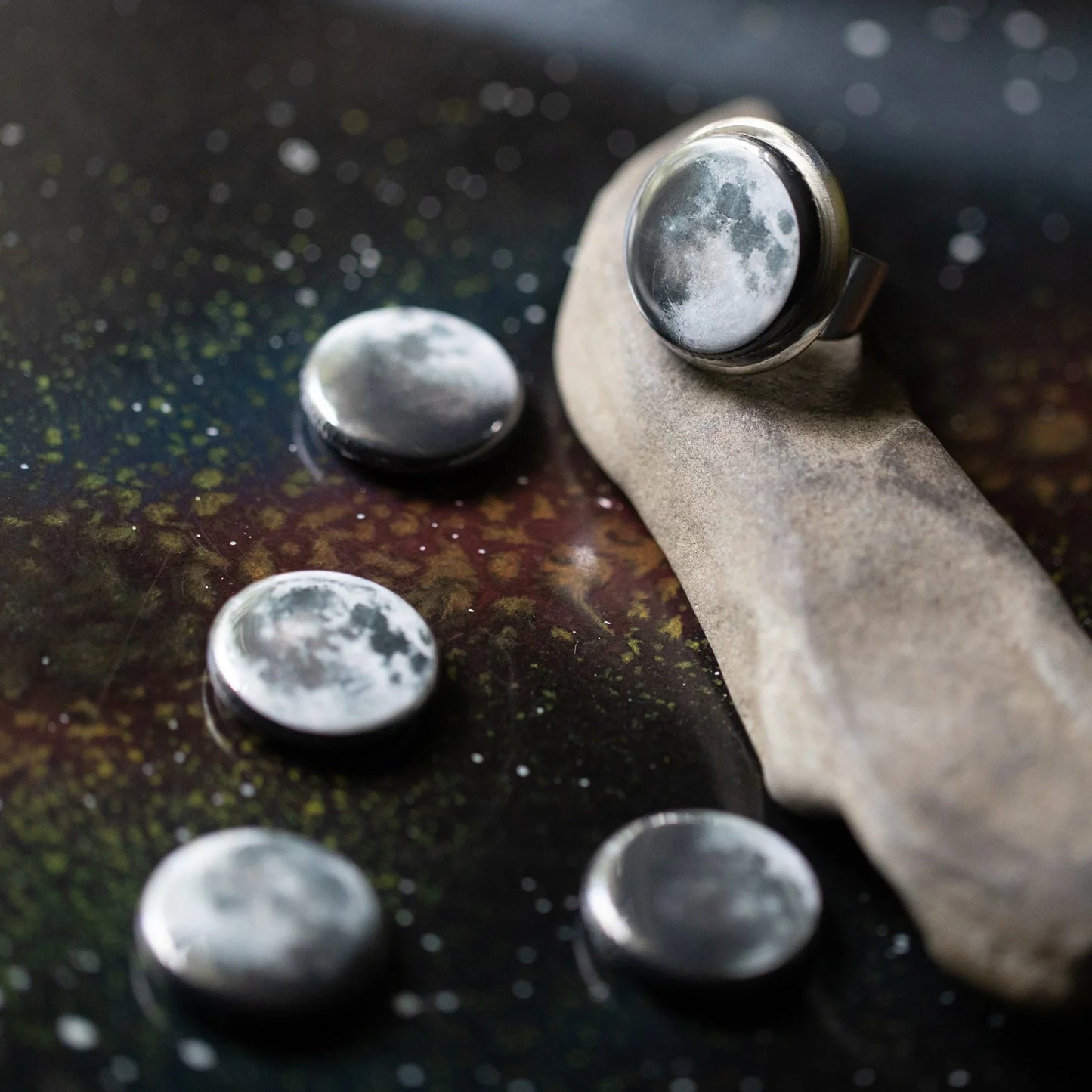 Interchangeable Moon Phase Ring - minbolu -