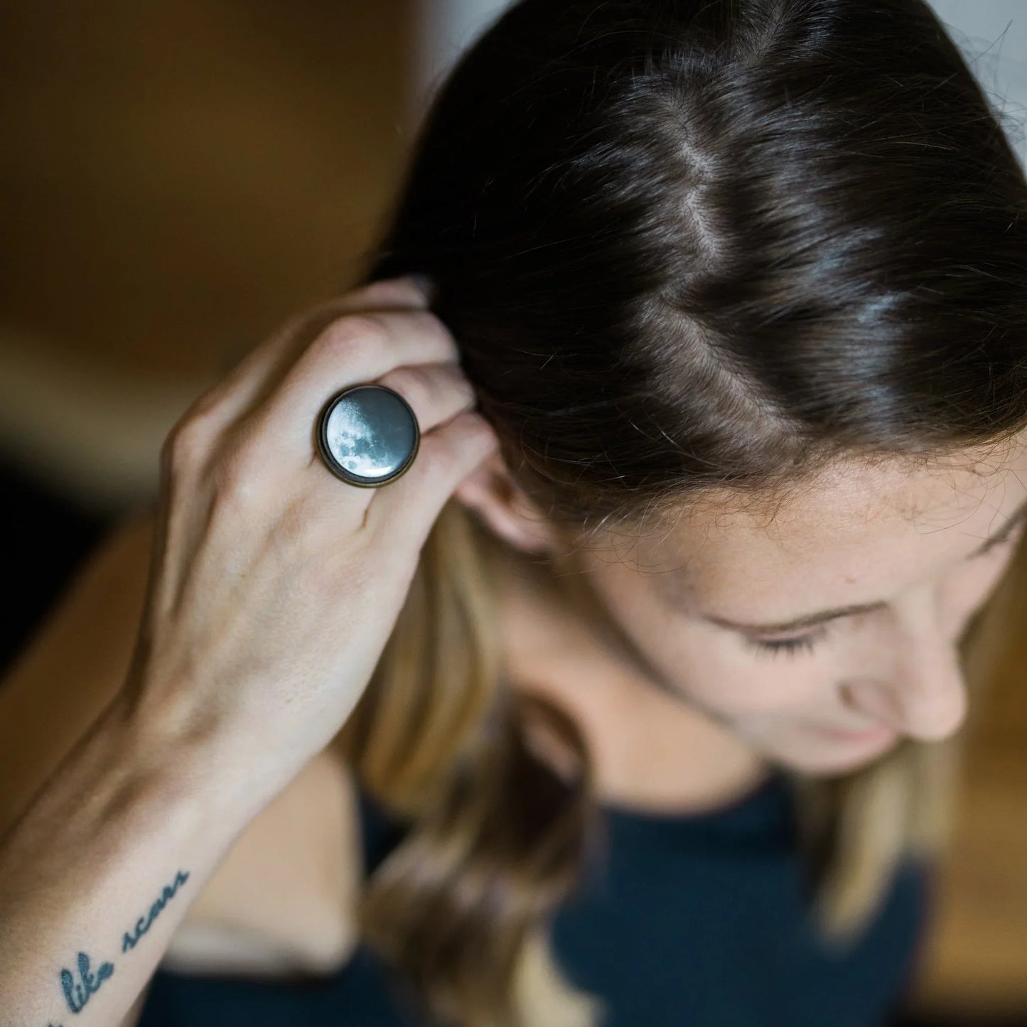 Interchangeable Moon Phase Ring - minbolu -