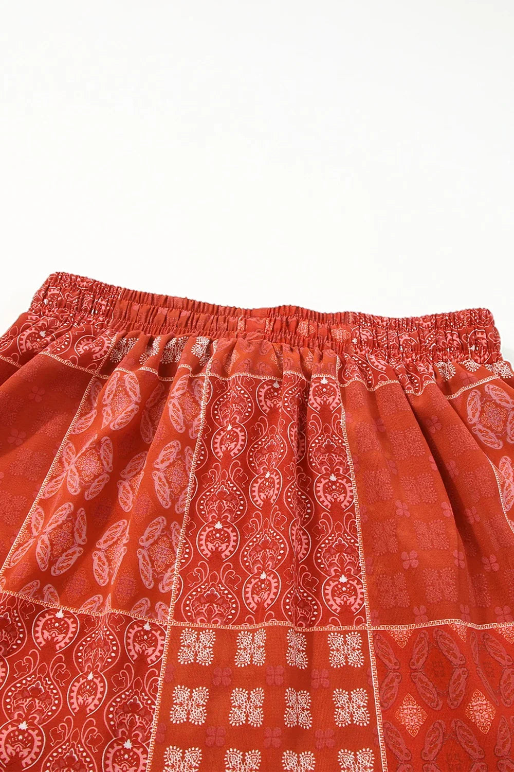 Printed Drawstring Midi Skirt - Stylish & Comfortable - minbolu -
