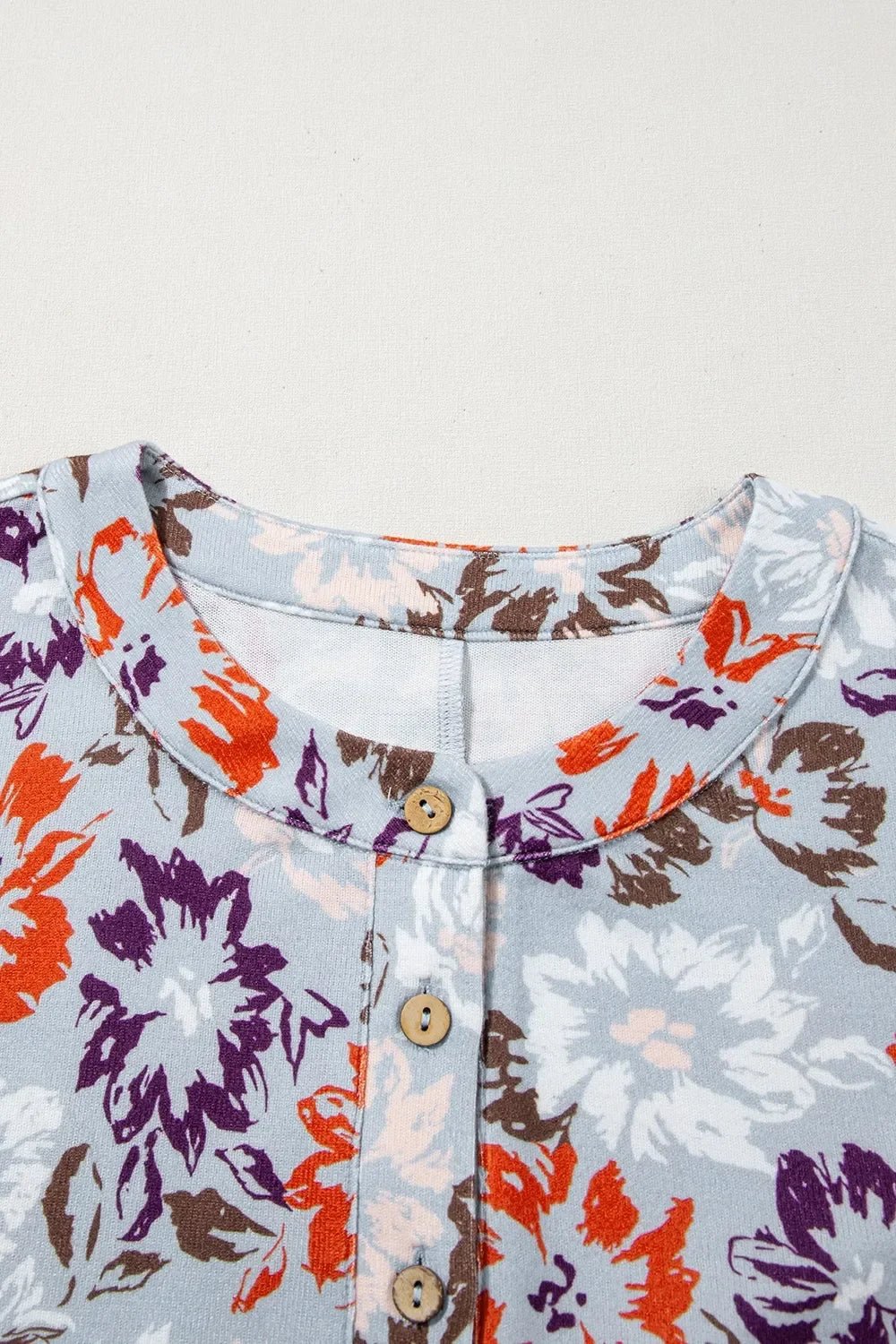 Boho Jumpsuit - Floral Sleeveless Button Front Wide Leg Women's Jumpsuit - minbolu