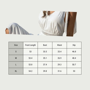 minbolu Stylish Boho: Crochet Maxi Dress - minbolu -