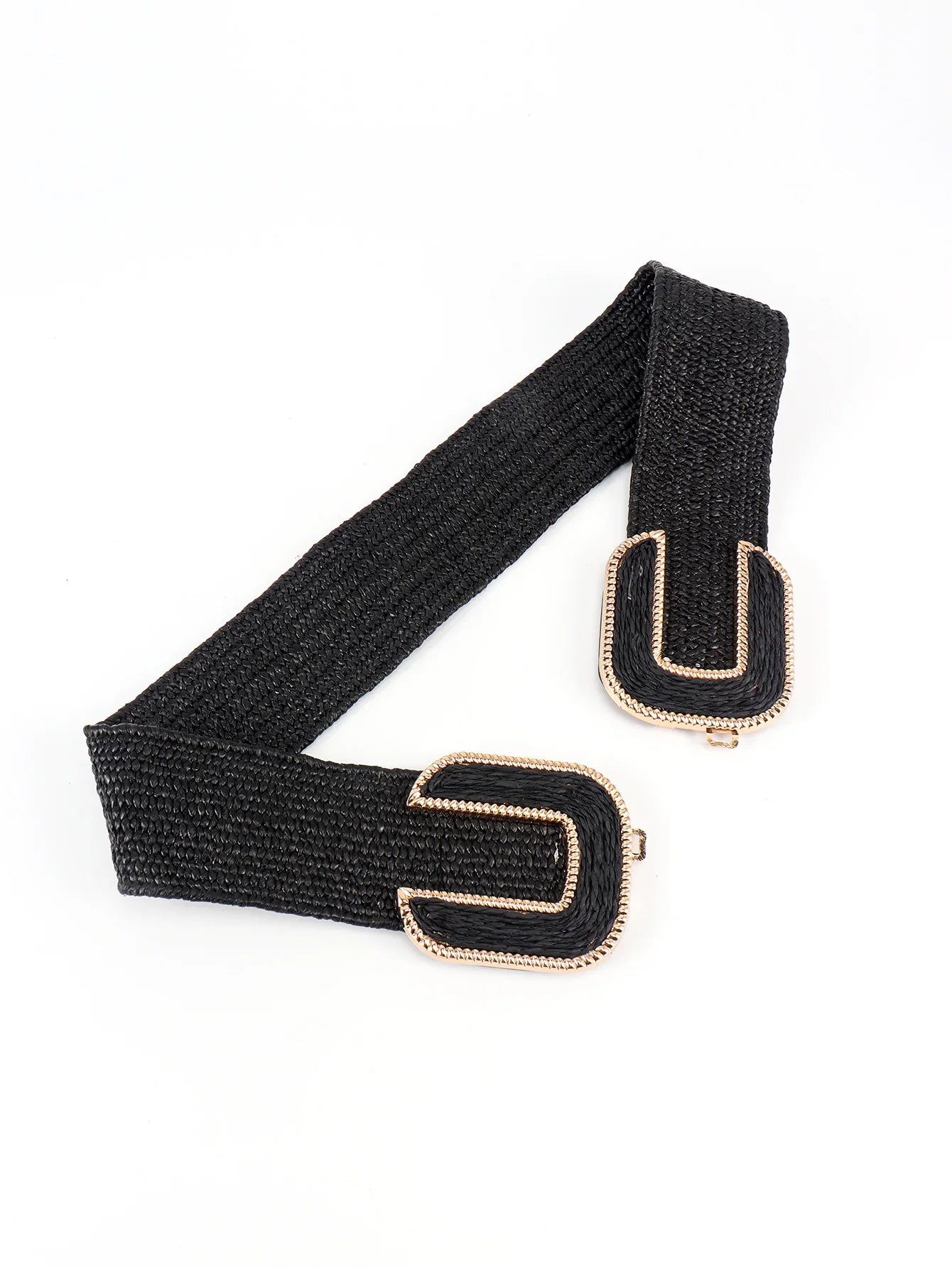 Wide Braid Belt - Stylish Polyester Belt - minbolu -