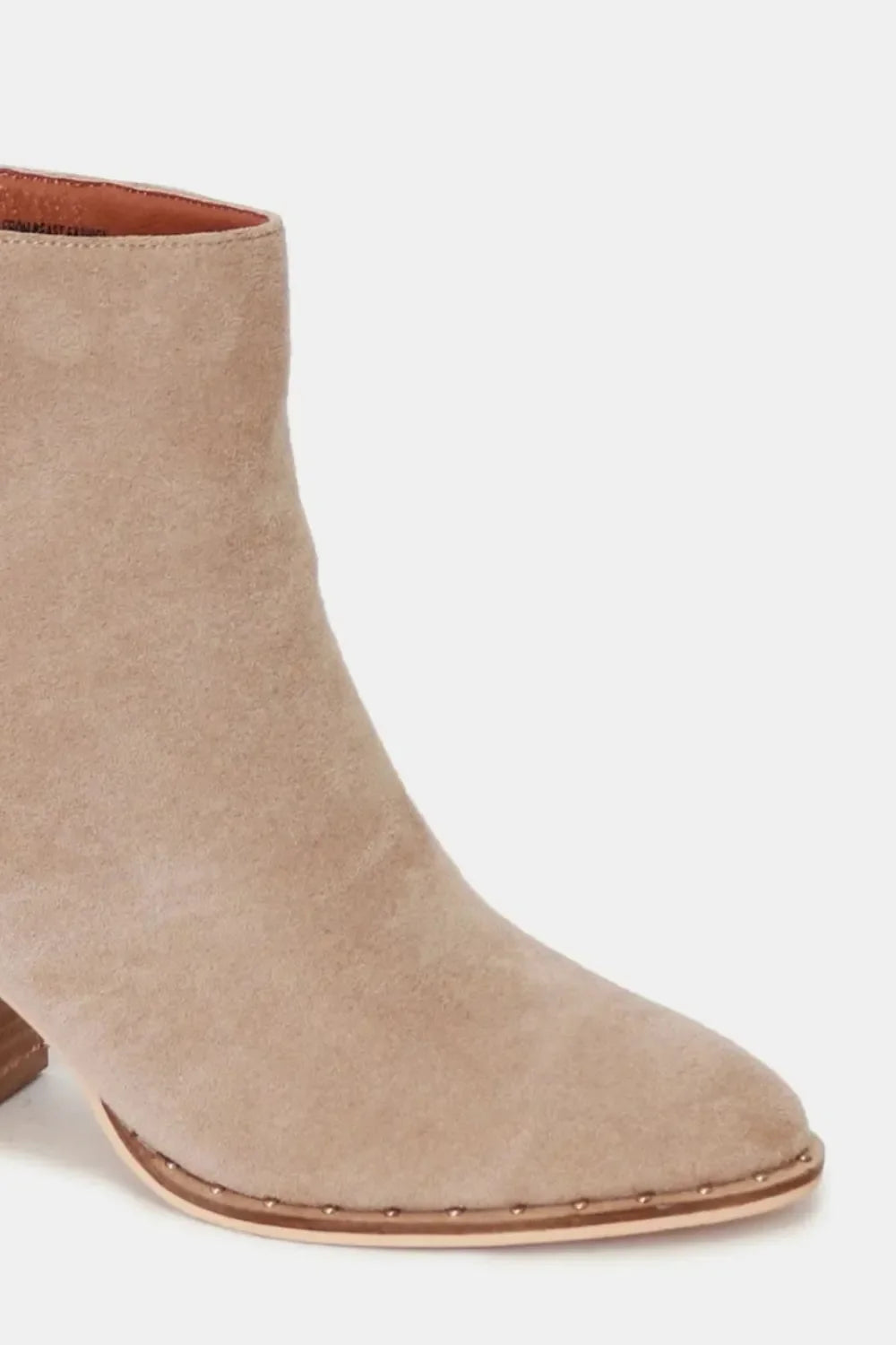 Beast Fashion Suede Point Toe Ankle Booties - minbolu -