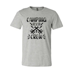 Camping Crew Marshmallow Tee - minbolu -