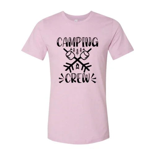 Camping Crew Marshmallow Tee - minbolu