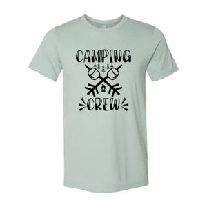 Camping Crew Marshmallow Tee - minbolu -