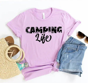 Camping Life T-shirt - minbolu -
