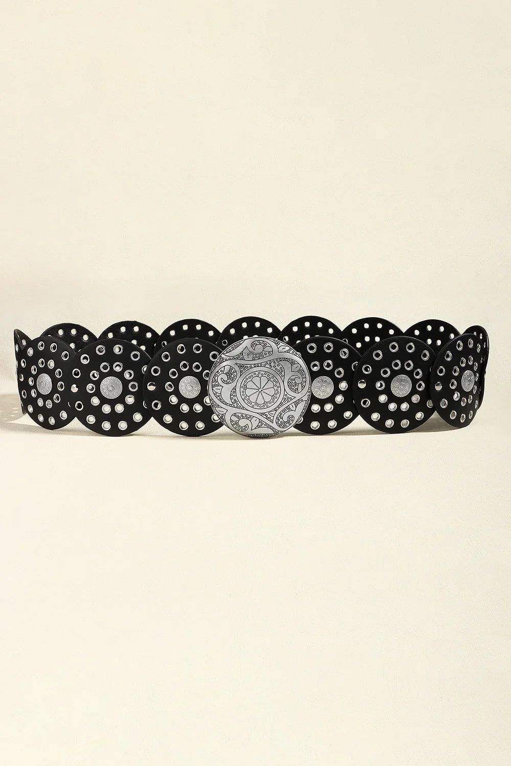 Vintage PU Leather Wide Belt - Trendy Accessory - minbolu -