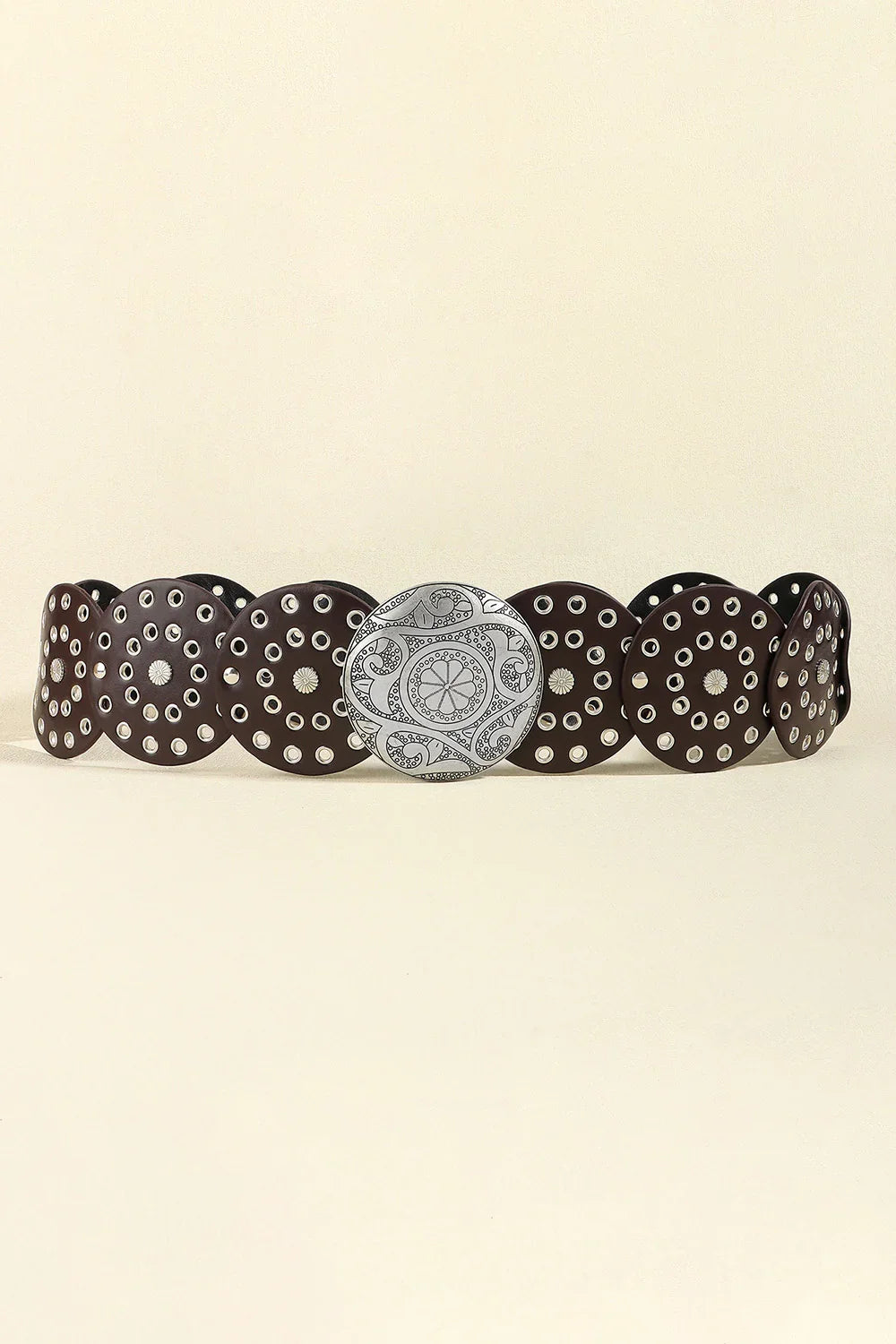 Vintage PU Leather Wide Belt - Trendy Accessory - minbolu -