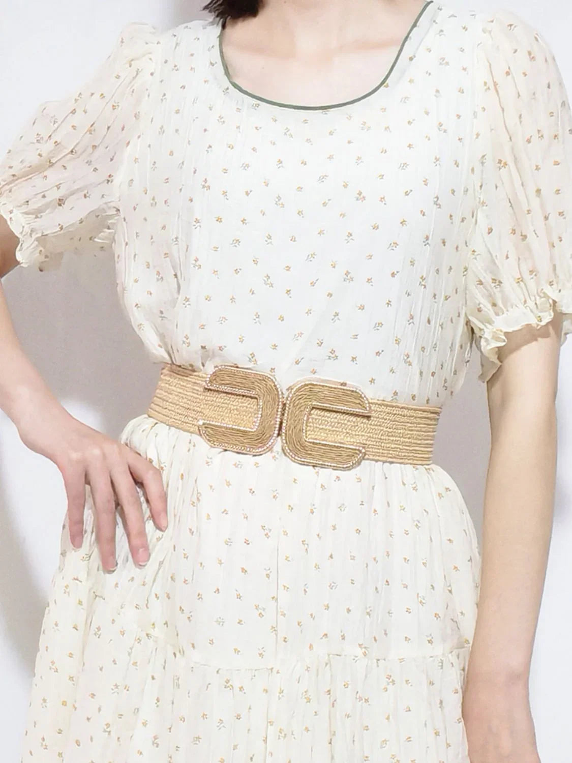 Wide Braid Belt - Stylish Polyester Belt - minbolu -