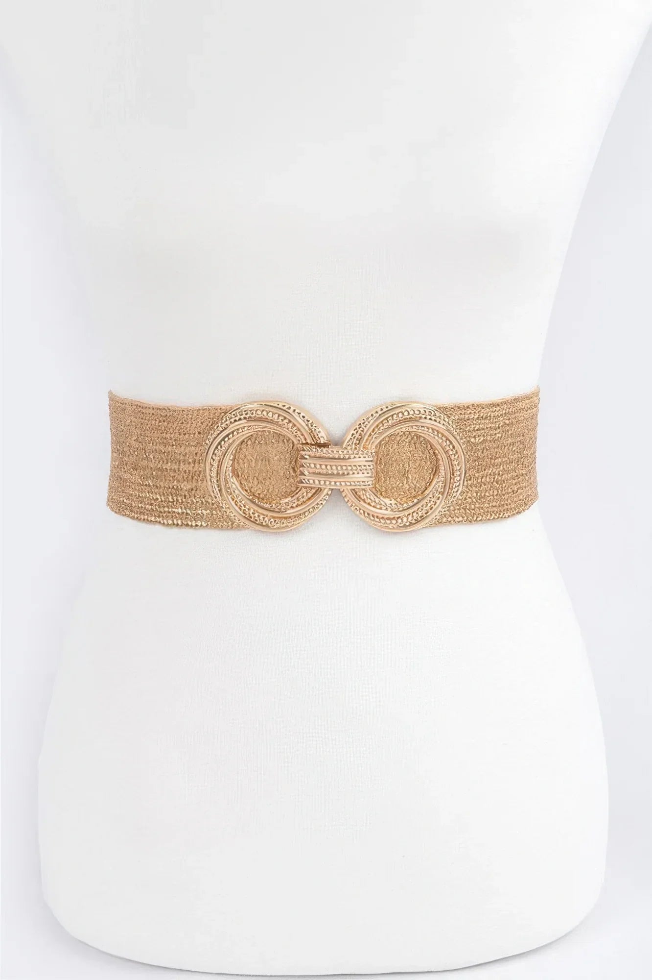 Double Buckle Stretch Elastic Belt - minbolu