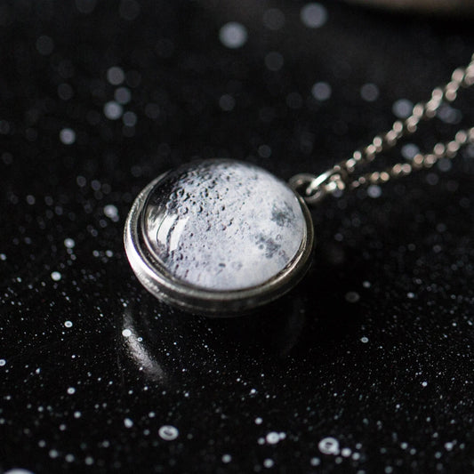 Double Sided Moon Necklace - minbolu -