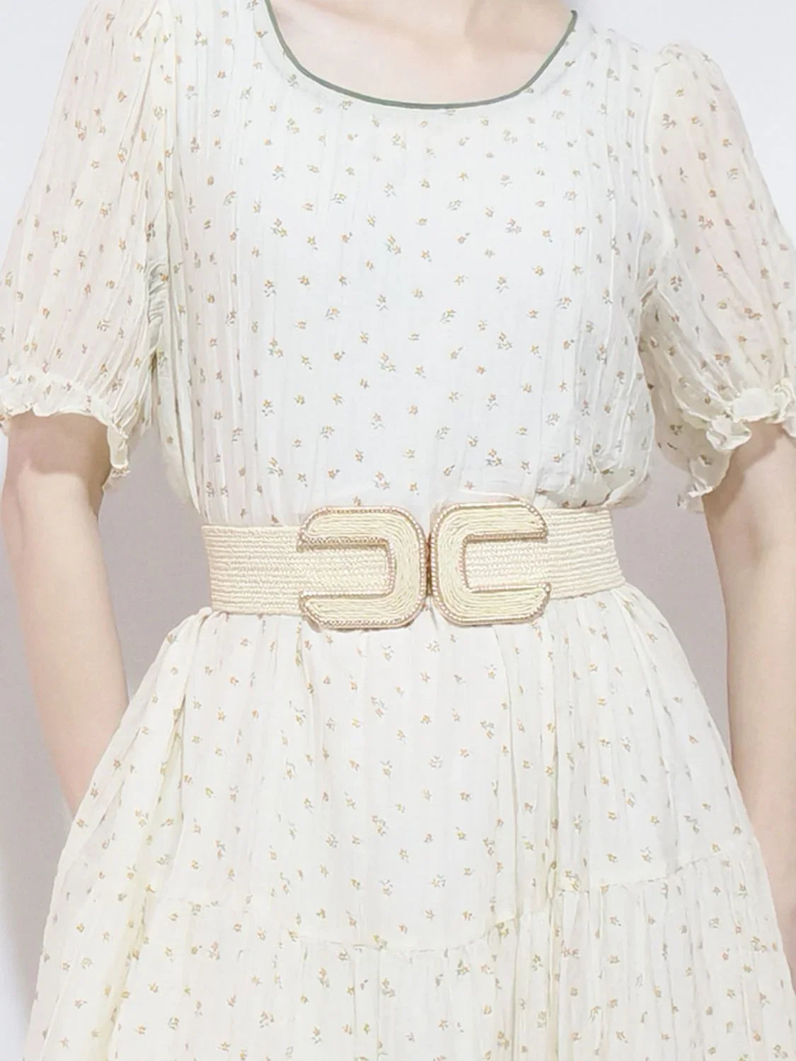 Wide Braid Belt - Stylish Polyester Belt - minbolu -
