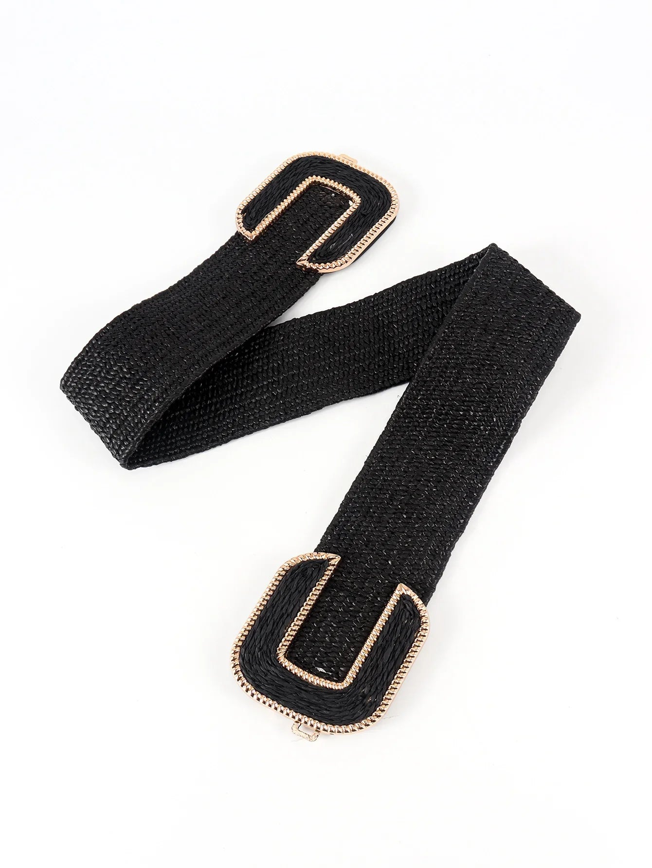 Wide Braid Belt - Stylish Polyester Belt - minbolu -