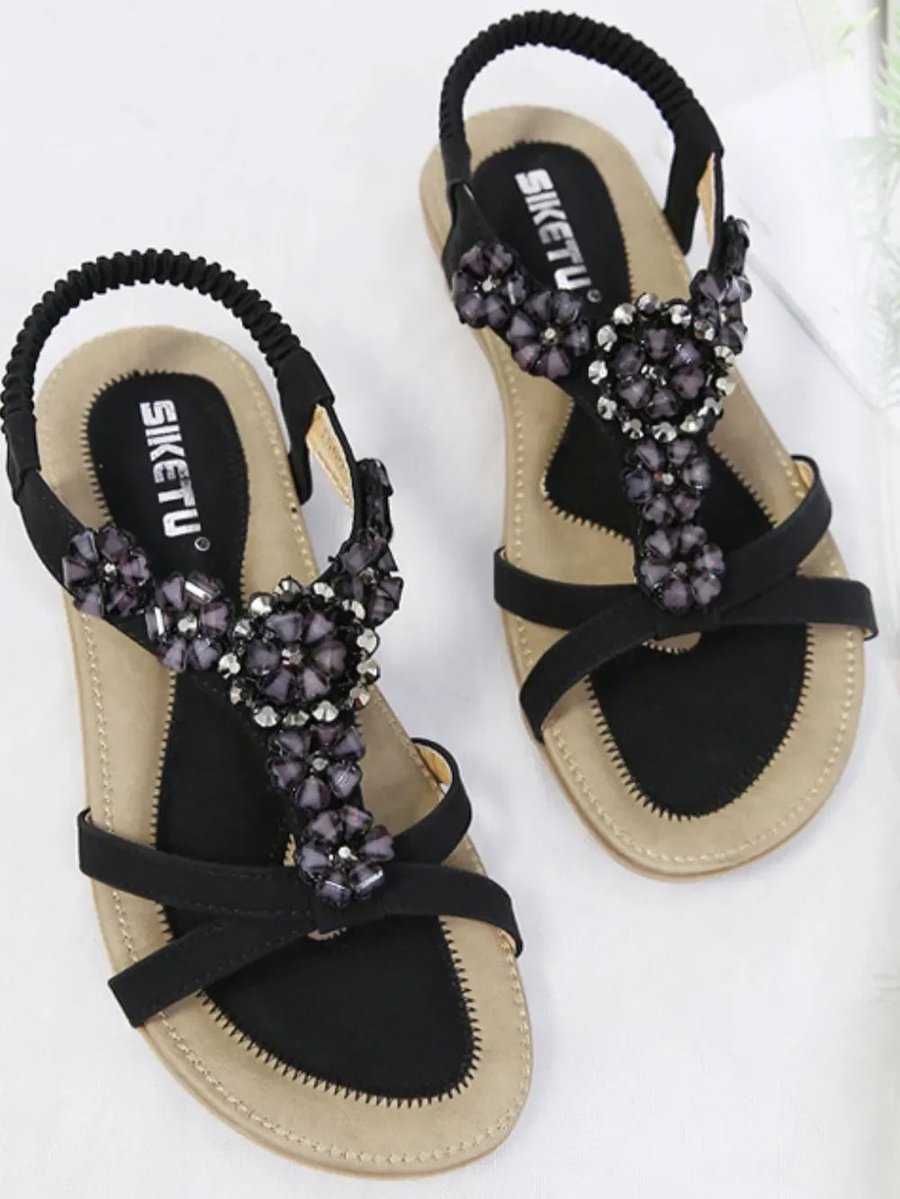 Open Toe Flats Sandals - Stylish & Comfortable - minbolu -