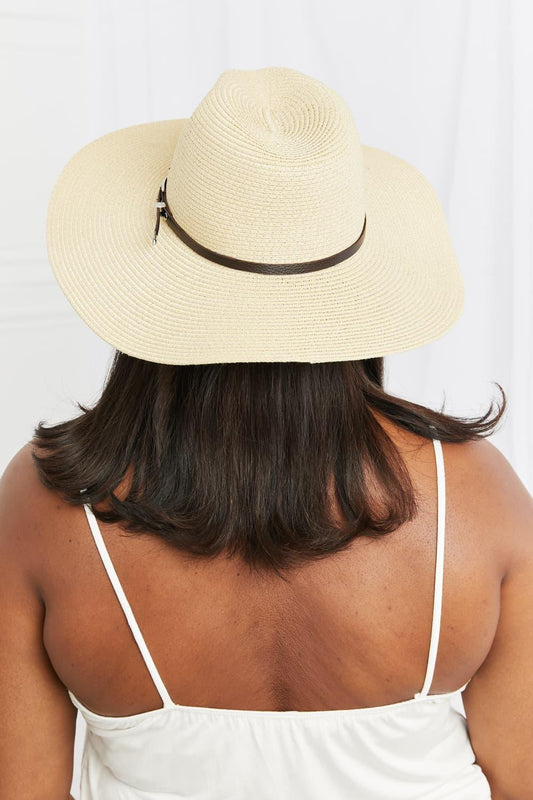 Fame Boho Straw Fedora Hat - Trendy & Stylish - minbolu -