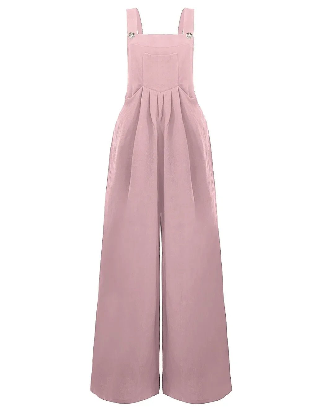 Full Size Square Neck Wide Strap Overalls - minbolu