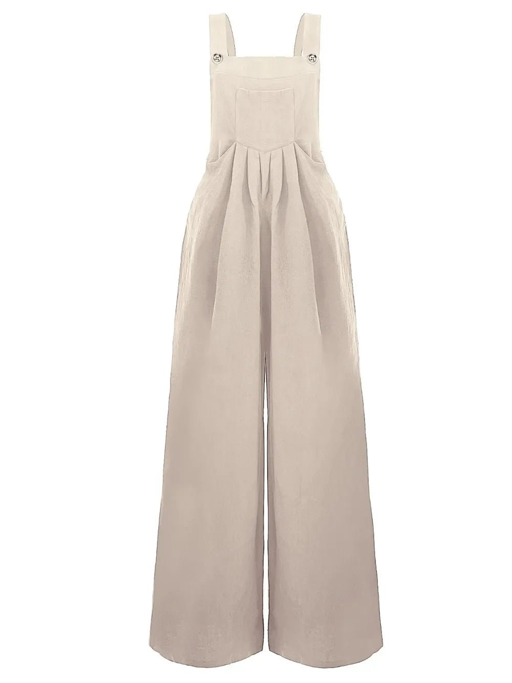 Full Size Square Neck Wide Strap Overalls - minbolu