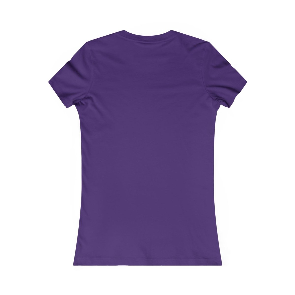 Purple t-shirt on a white background