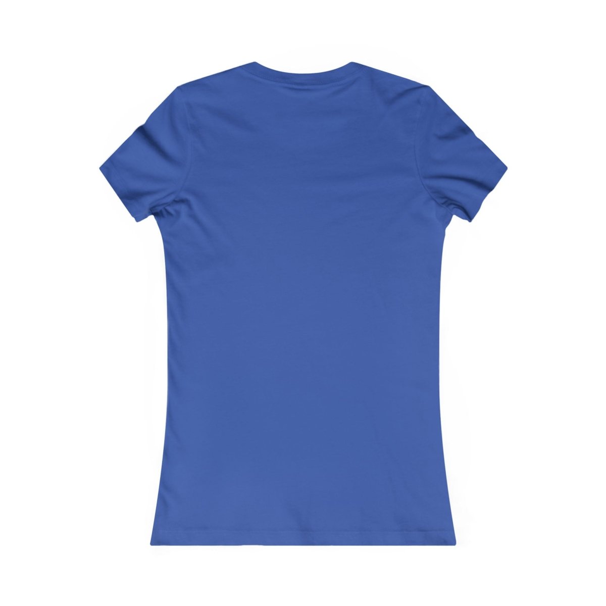 Blue t-shirt on a white background