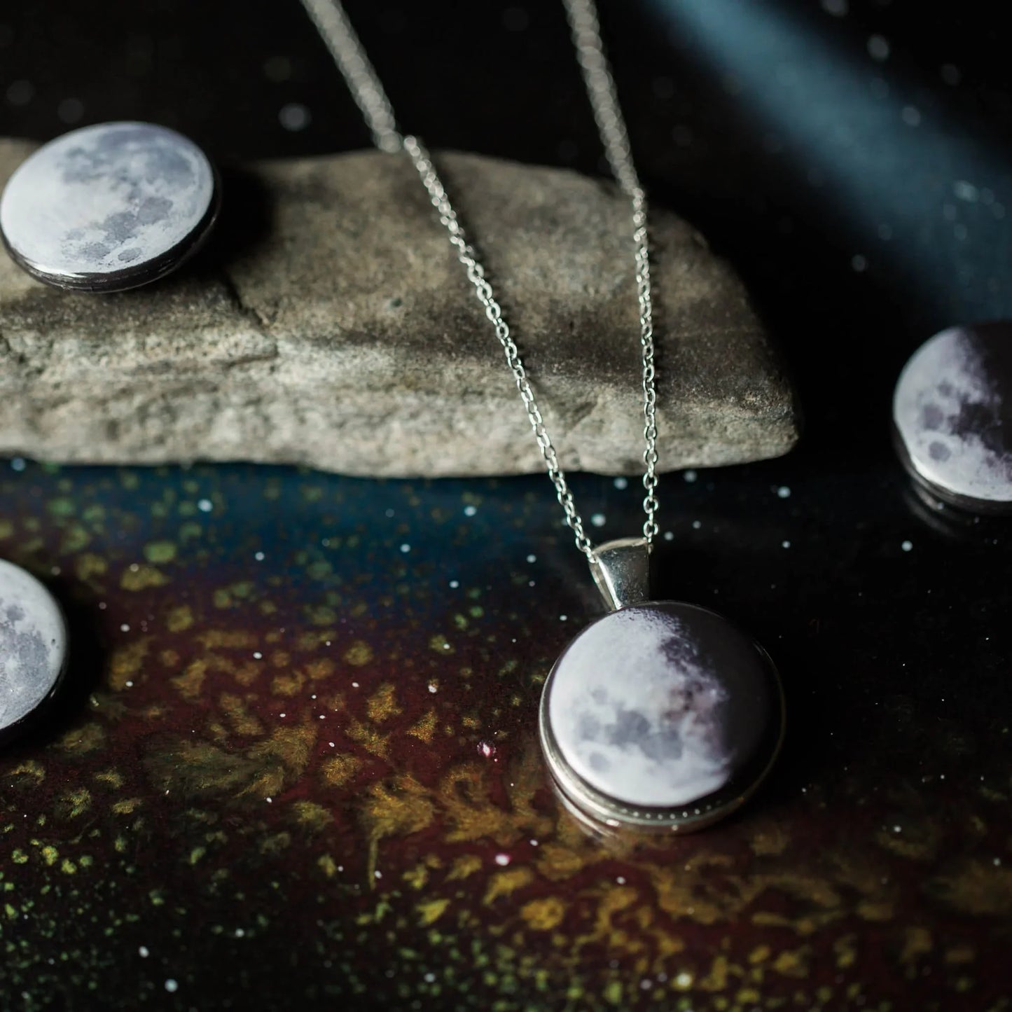 Interchangeable Moon Phase Necklace - minbolu -