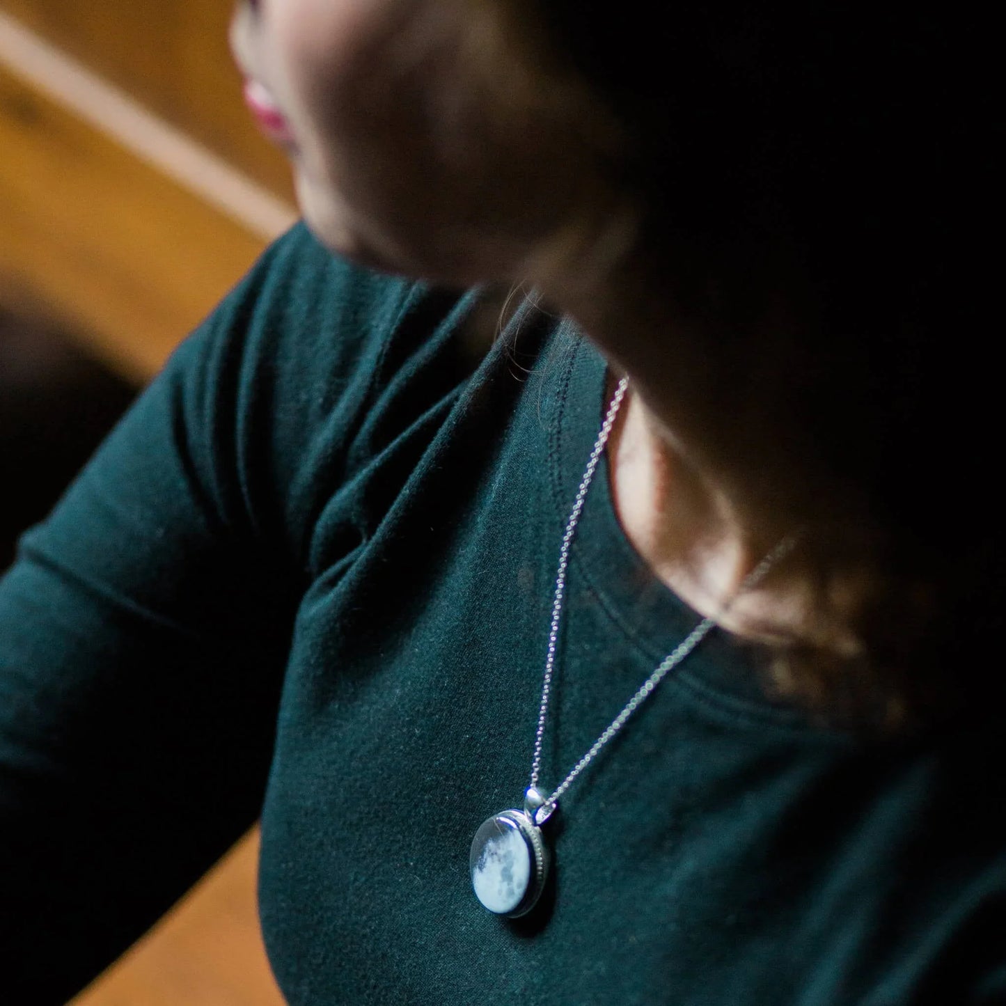 Interchangeable Moon Phase Necklace - minbolu -