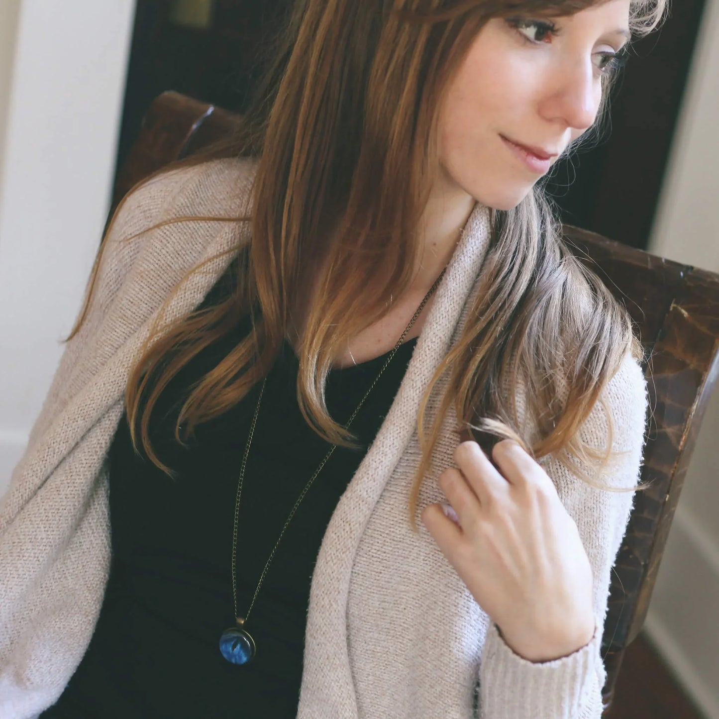 Interchangeable Solar System Necklace - minbolu -