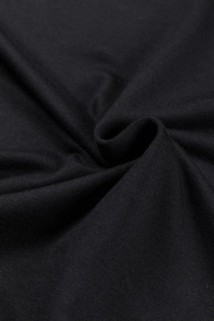 Long Sleeve Blouse - Side Slit High-Low Cowl Neck Style - minbolu -