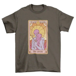 The Lovers Tarot Card Tee - minbolu -