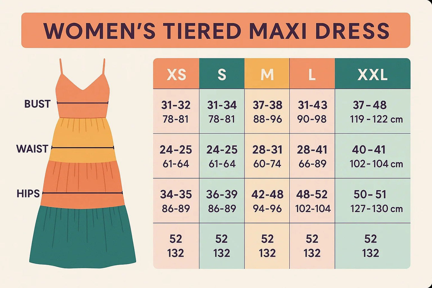 Tiered Maxi Dress - Cross Knot Color Block with Pockets - minbolu