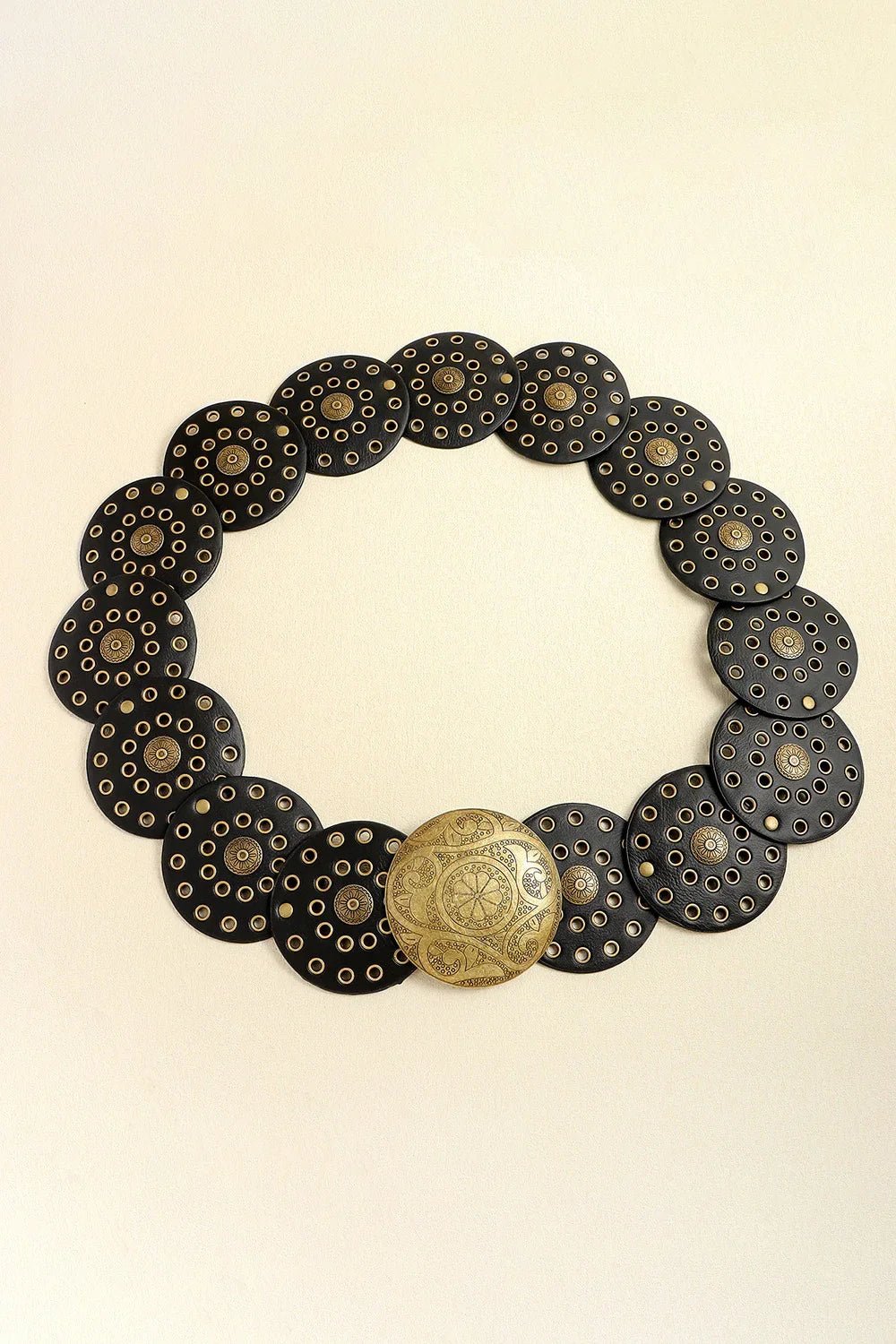 Vintage PU Leather Wide Belt - Trendy Accessory - minbolu