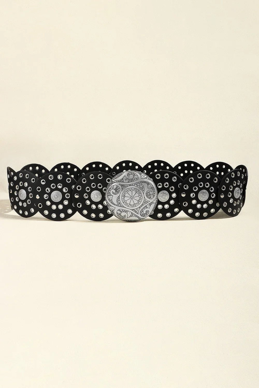 Vintage PU Leather Wide Belt - Trendy Accessory - minbolu